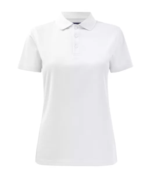 Projob 2041 Naisten Pikee Valkoinen