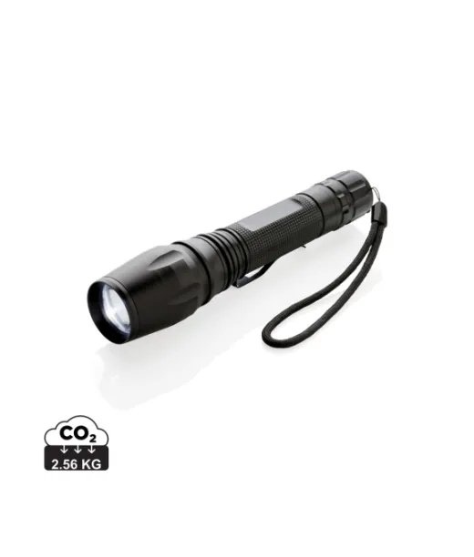 10 w:n Raskaan Sarjan Cree-taskulamppu Musta