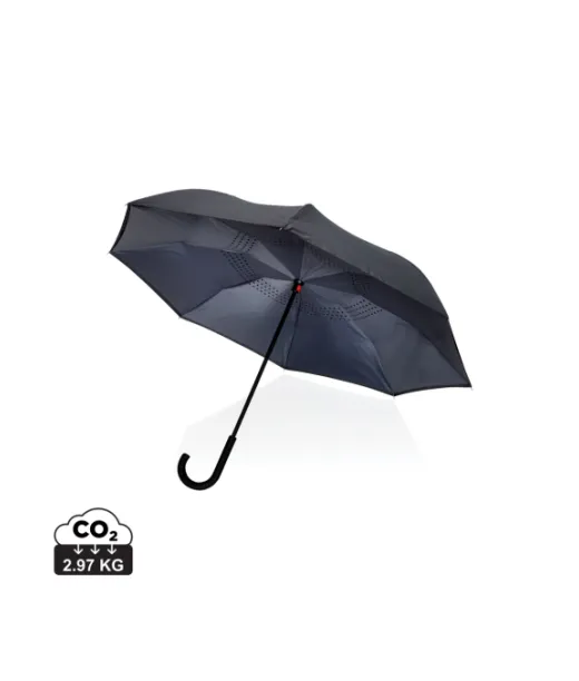 23" Impact Aware™ Rpet 190t Käännettävä Sateenvarjo Kivihiilen