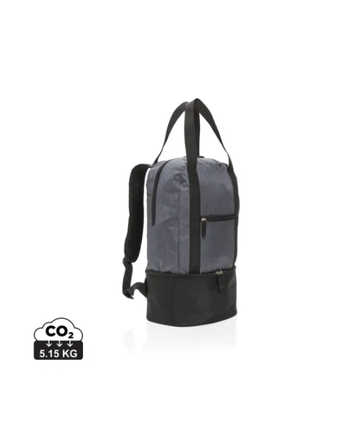 3-in-1 Kylmälaukku, Reppu Ja Tote-laukku Harmaa, Musta