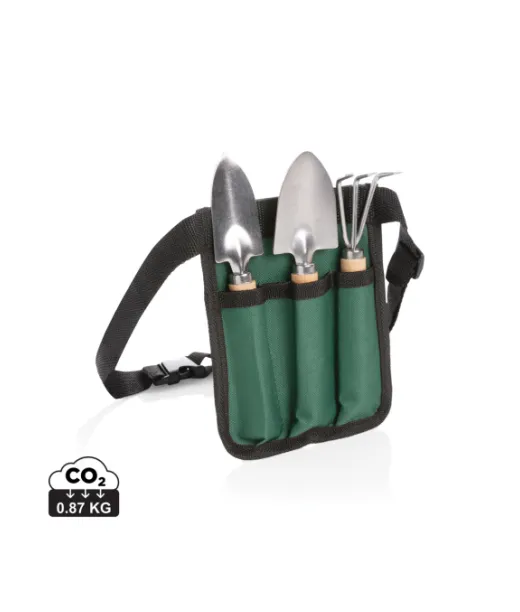 3-osainen Pieni Puutarhasetti Vihreä, Musta