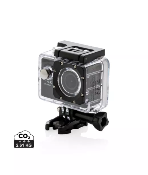 4k-toimintakamera Musta