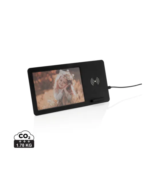 5w Langaton Laturi Ja Valokuvakehys Musta