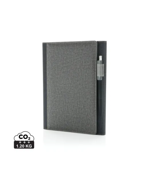 A5 Deluxe Design Muistikirjan Kansi Harmaa