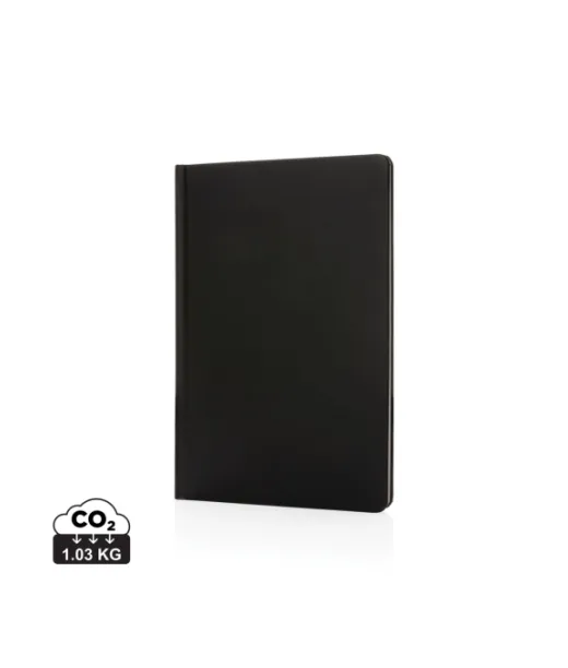 A5 Impact Kivipaperinen Kovakantinen Vihko Musta