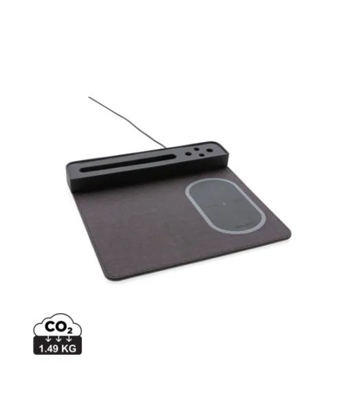 Air-hiirimatto, Jossa 5 w:n Langaton Lataus Ja Usb Musta