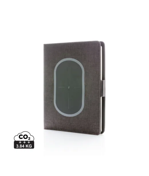 Air Langattomasti Lataava A5-kokoinen Muistikirjan Suoja Musta