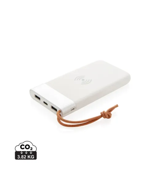 Aria 8000 Mah 5 W:n Langaton Varavirtalähde Valkoinen
