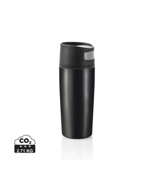 Auto-vuototiivis Juomamuki Avauspainikkeella Musta