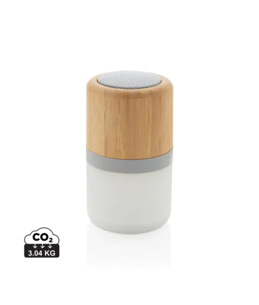 Bamboo 3w Kaiutin Väriä Vaihtavalla Valolla Valkoinen