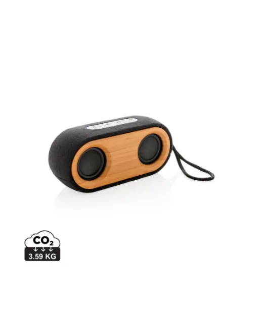 Bamboo X -kaksoiskaiutin Musta, Ruskea