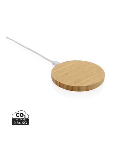 Bambuinen 15w Langaton Laturi Ruskea