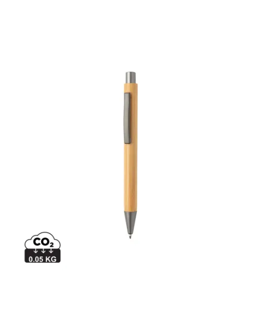 Bambukynä Ohueella Muotoilulla Ruskea, Hopeanvärinen