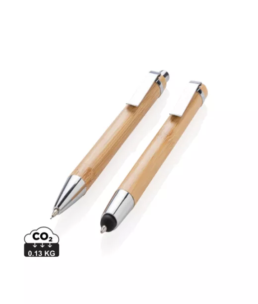 Bambukynäsetti Ruskea