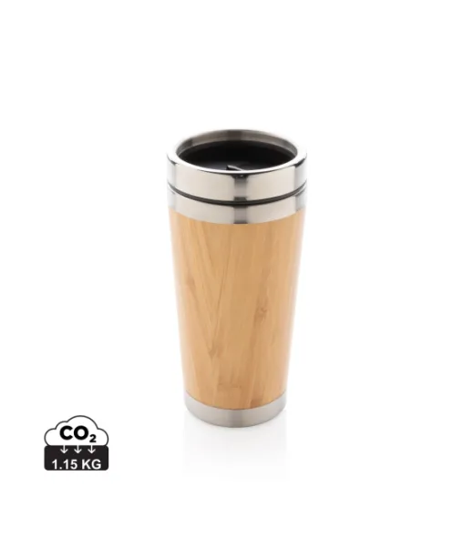 Bambusta Valmistettu Muki Ruskea