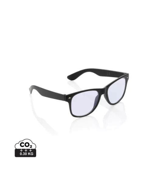 Blue Light -suojalasit Musta, Läpinäkyvä
