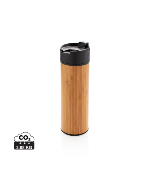 Bogota-termoskahvimuki Bambua Ruskea
