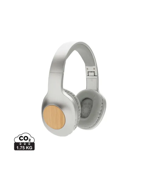 Dakota Langattomat Bambukuulokkeet Harmaa, Harmaa