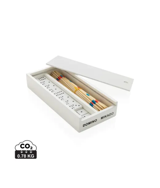 Deluxe Mikado/domino Puisessa Laatikossa Valkoinen
