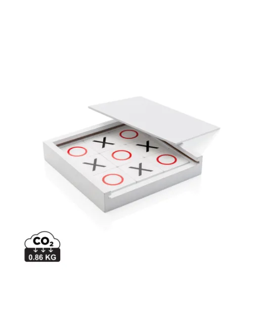 Deluxe Ristinollapeli Valkoinen