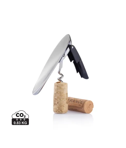 Eon 2-vaiheen Korkkiruuvi Musta, Hopeanvärinen