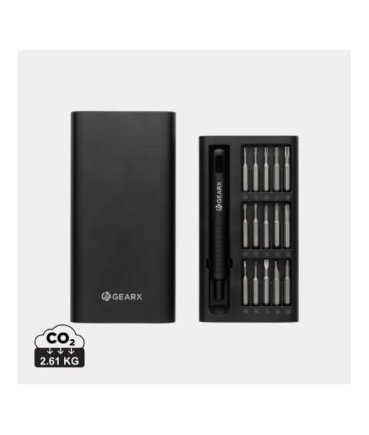 Gear X 31-in-1 Tarkkuusruuvimeisselisetti Musta