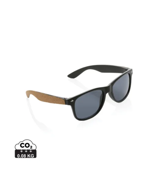 Grs Aurinkolasit Kierrätetystä Pc-muovista Korkilla Musta