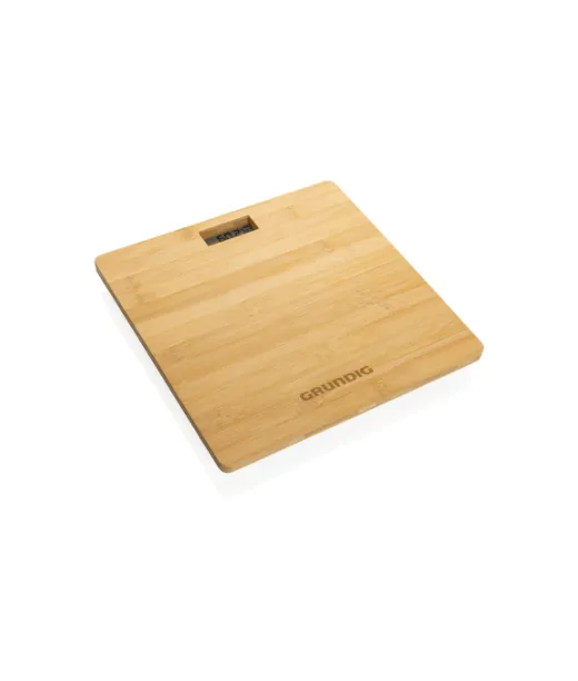 Grundig Bambuinen Digitaalinen Henkilövaaka Ruskea