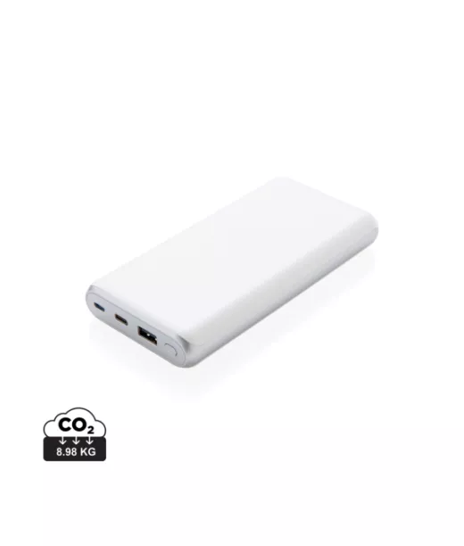 Huippunopea 20 000 Mah:n Varavirtalähde, Pd Valkoinen