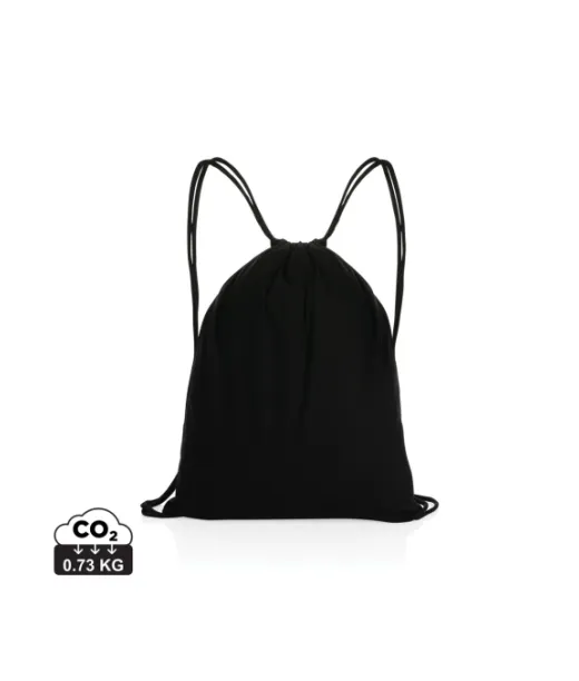 Impact Aware™ Kiristysnauhalaukku Kierrätetystä Puuvillasta Musta
