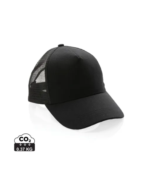 Impact Aware™ Lippalakki 5 Paneelilla Harjatusta Puuvillasta Musta