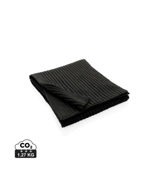 Impact Aware™ Polylana®kudottu Huivi 180x25cm Musta