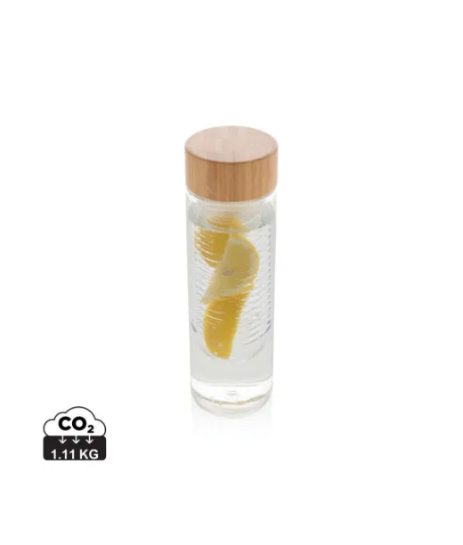 Infuusiopullo Bambukannella Läpinäkyvä