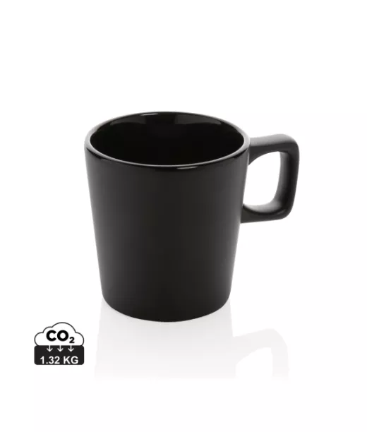 Keraaminen Moderni Kahvimuki Musta, Musta