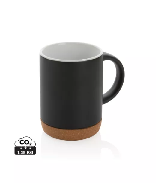 Keraaminen Muki Korkkipohjalla Musta