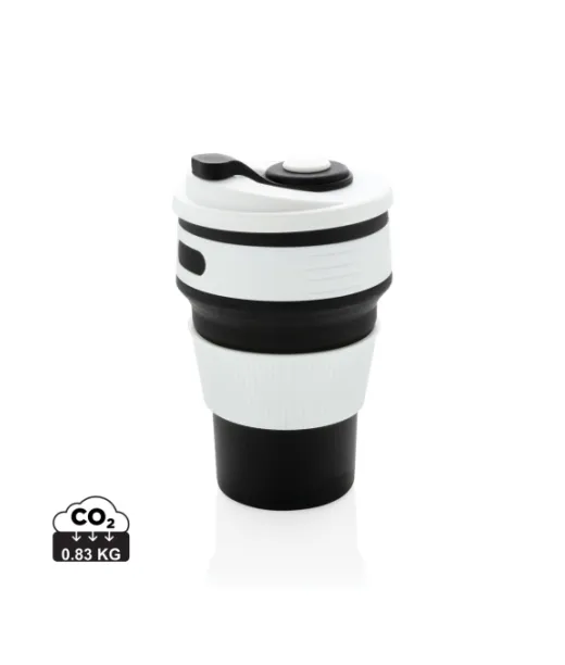 Kokoontaitettava Silikonimuki Musta