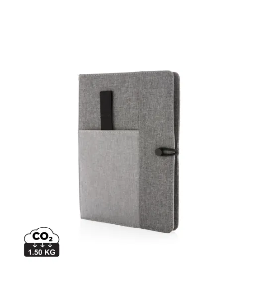 Kyoto A5 Muistikirjan Kansi Harmaa