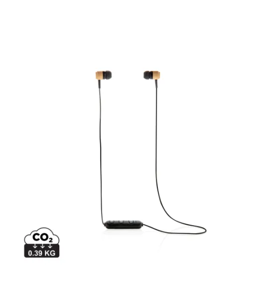 Langattomat Bambukuulokkeet Ruskea, Musta