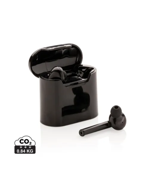 Liberty Langattomat Nappikuulokkeet Latausrasiassa Musta