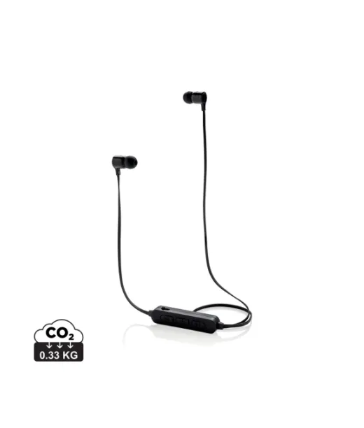 Light Up Logo Langattomat Nappikuulokkeet Musta