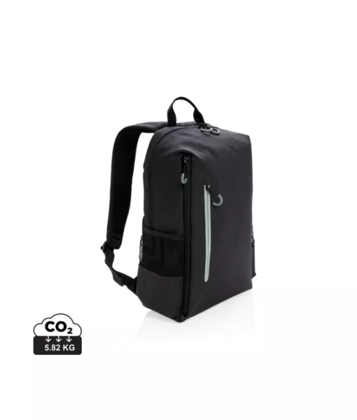 Lima 15,6'' Rfid & Usb Kannettava Reppu - Pvc-vapaa Musta, Harmaa