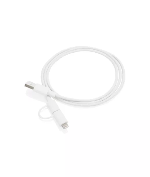 Mfi-lisensoitu 2in1 Johto Valkoinen, Musta