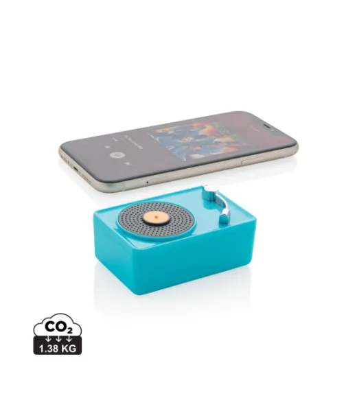 Mini Vintage 3w Langaton Kaiuttin Sininen, Musta