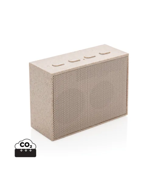 Minikaiutin 3 W Vehnän Oljista Ruskea