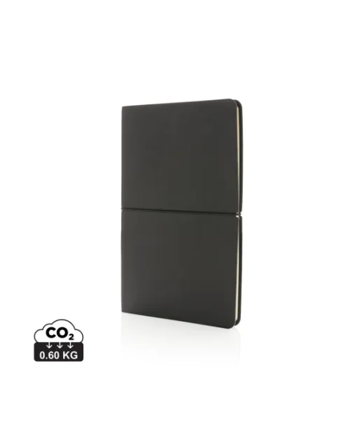 Moderni Deluxe Pehmeäkantinen A5 Vihko Musta