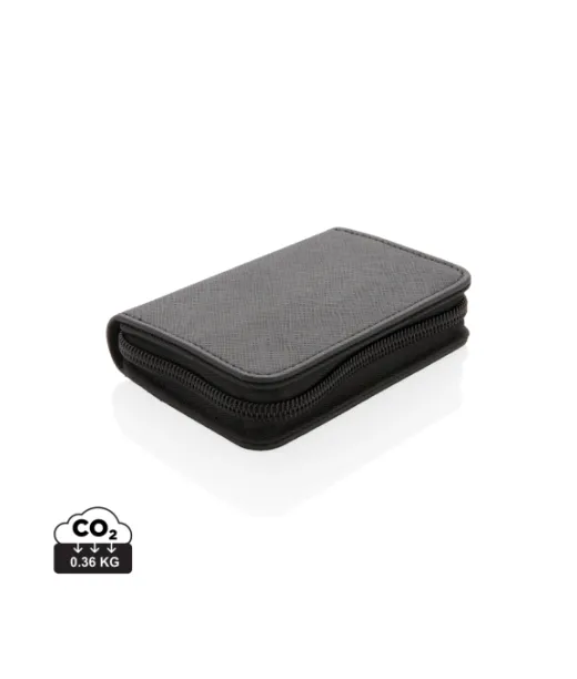 Moderni Swiss Peak Rfid -korttitasku Musta