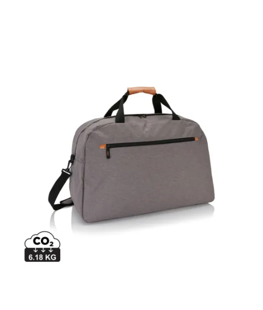 Muodikas Kaksisävyinen Matkalaukku Harmaa