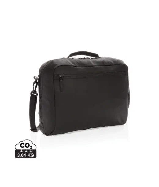 Musta Pvc-vapaa Fashion-laptoplaukku 15,6" Musta