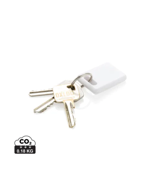 Nelikulmainen Avaimenpaikannin 2.0 Valkoinen