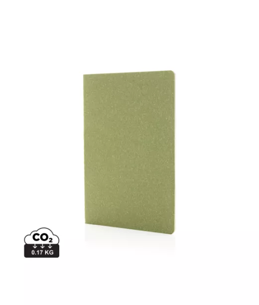Pehmeäkantinen, Kapea A5-standardimuistikirja Vihreä
